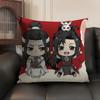M-Mo Daoo Z-Zu Shi Tv Series Cushion Cover Natural Linen Organic Fabric Double-Sided Printing Sofa Home Decor Gift Pillow Case
