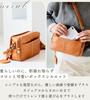 ZUCCHERO Women's Small Shoulder Bag, Crossbody, Genuine Leather, Lightweight, Brown, 49086