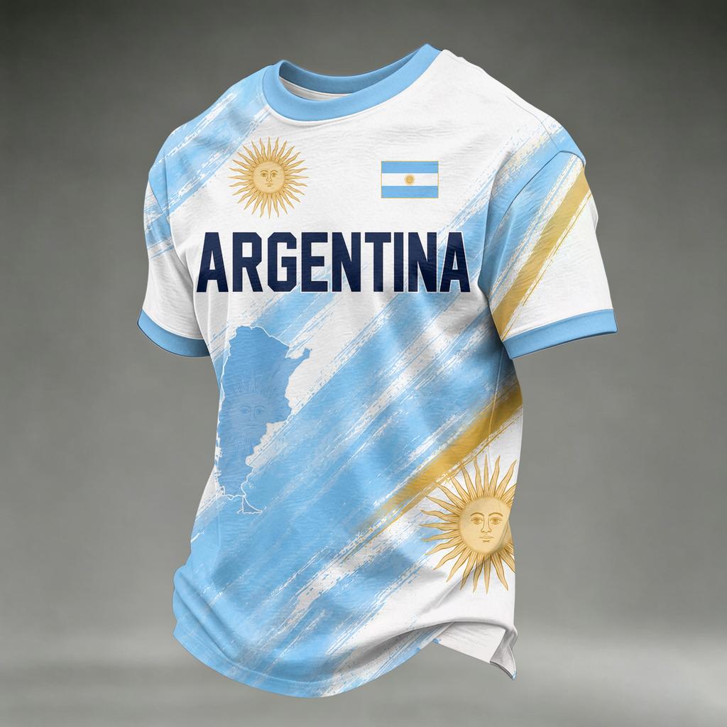 Men's and Boys' Printed Soccer Fan for Day Support