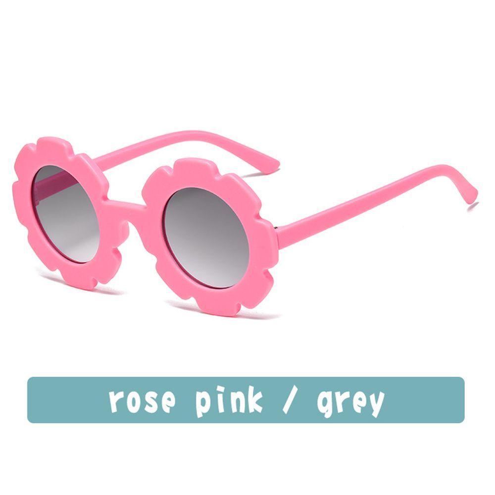 Boys And Girls Trend Outdoor Product Eyewear Vintage Children Sunglasses Sun Glasses Flower Shape