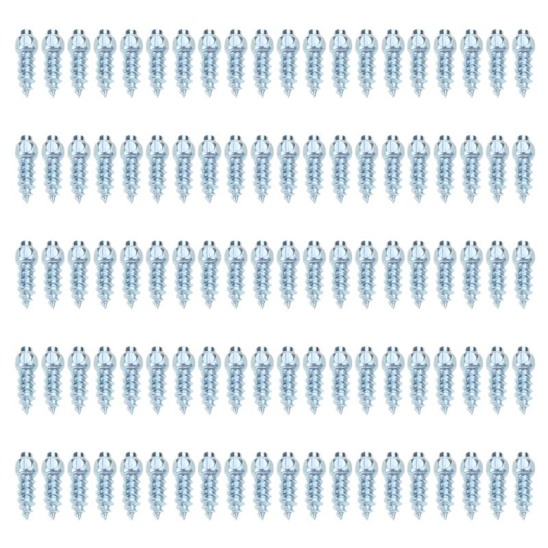 100Pcs Anti-Slip Tire Studs Screws Nails for Bicycle Hiking Shoes Anti-ice Snow Spikes