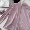 Women's Ice Silk Stand-Collar Short-Sleeve Athletic Top