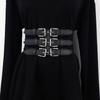 Punk-Taillengürtel Damen Halloween Leder Skinny Körper Verstellbare Gürtel mit Hosenträgern für Party Nachtclub Taille Schlank