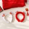 Red Hairband 2024 Happy New Year Headband Cartoon New Year Headdress Dragon Doll Headband  Children