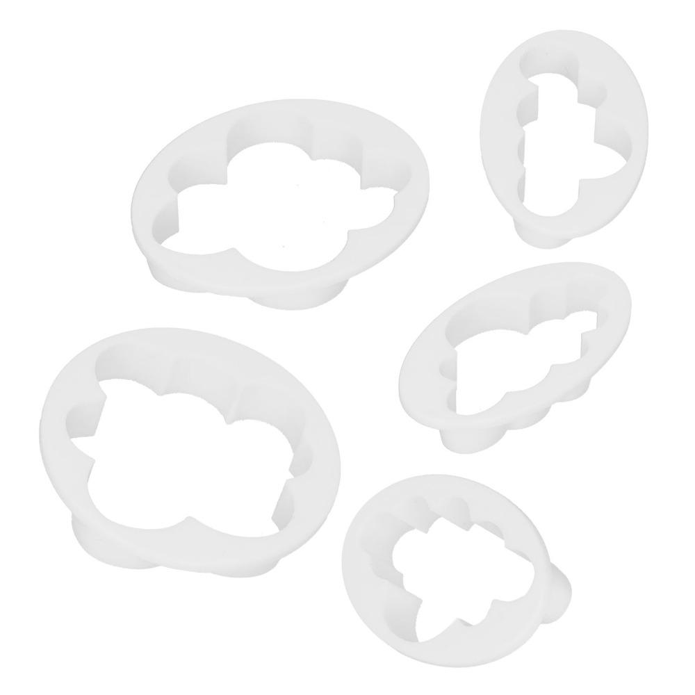 10pcs Raised Cutter Walls Cookie Cutter Set PP Fondant Cutter Cloud Cookie Cutter  Cookie Baking