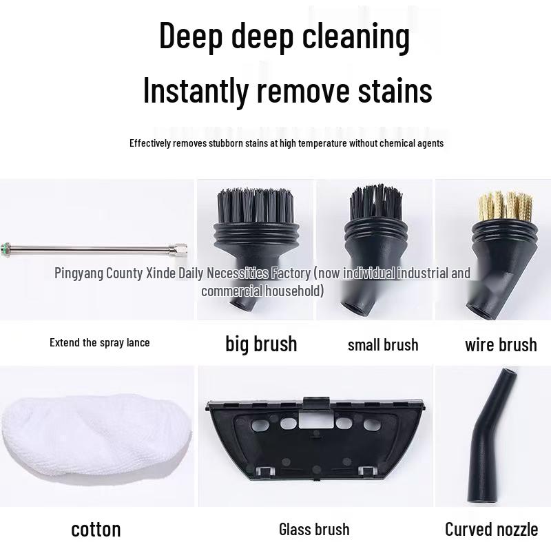 Multi-Gear High-Pressure Kitchen Steam Cleaner for Oil Stains