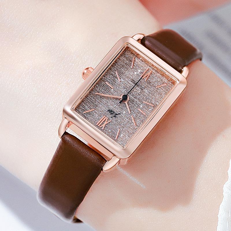 

Jw Jingwei Watch Girls Middle School Students Retro Mori Girl Wind Waterproof College Wind Simple