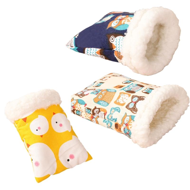 Washable Hamster Sleep Bag for Small Pet Resting SleepSack with Soft Lining For Small Animal Breeding Shelter Place