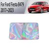 Car Sun Visor For Ford Fiesta B479 2017~2023 2021 2022 MK7 Auto Front Windshield Sunshade Heat Insulation Summer Accessories