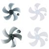 12/14 inch 5 frunze lame ventilator de uz casnic plastic silențios lame ventilator cu capac piuliță pentru ventilator suport de masă ventilator Accesorii generale