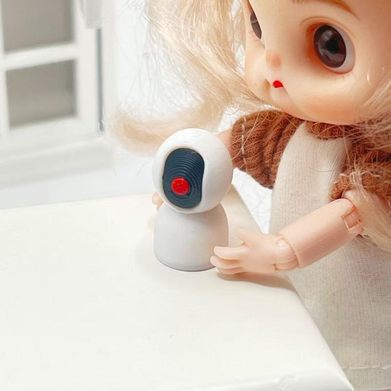 1/5Pcs Dollhouse Mini Surveillance Camera Model Ideal 1/12 Scale Doll Home Accessory onesize