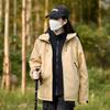 Men Women Waterproof Windproof Hiking Jacket With Fleece Inner Layer Winter Outdoor Activities