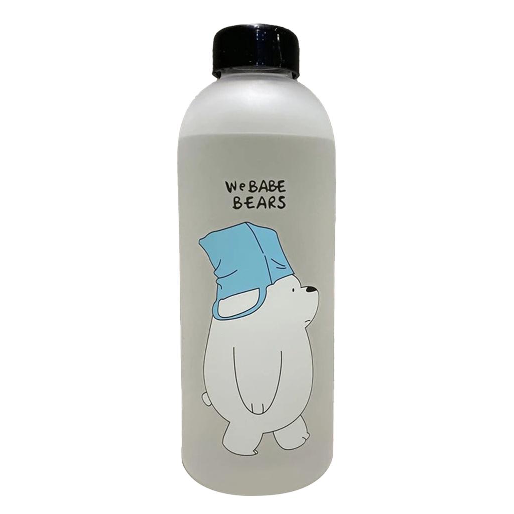 Drink Bottle Food Grade Large Capacity Plastic Practical Creative Cartoon Water Bottle for Outdoor
