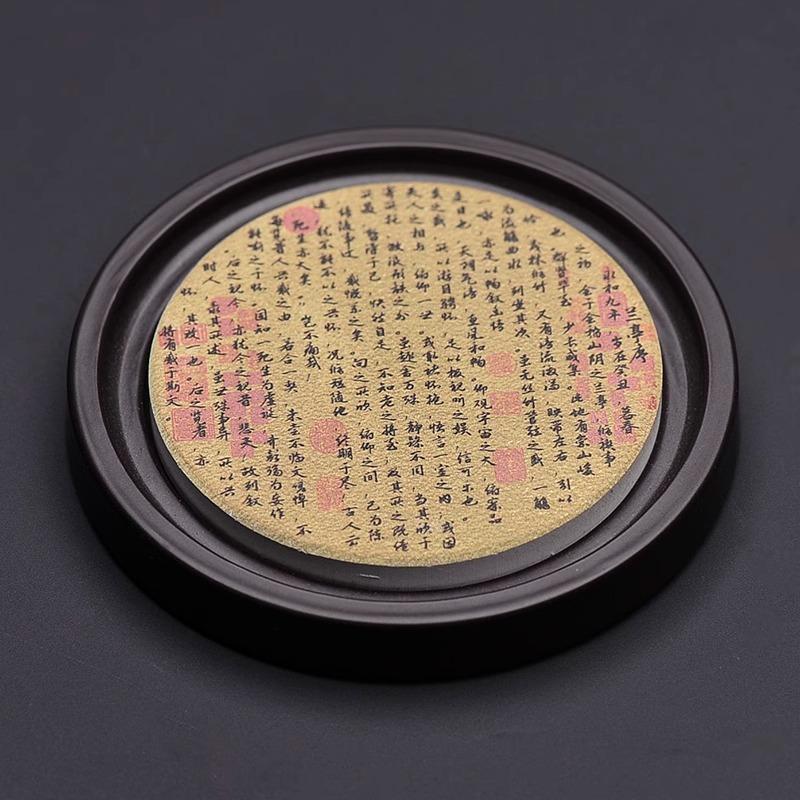 Retro Untersetzer im chinesischen Stil, wasserabsorbierend, rutschfest, Hitzeschutz-Platzsets, Teezeremonie-Zubehör, Neu