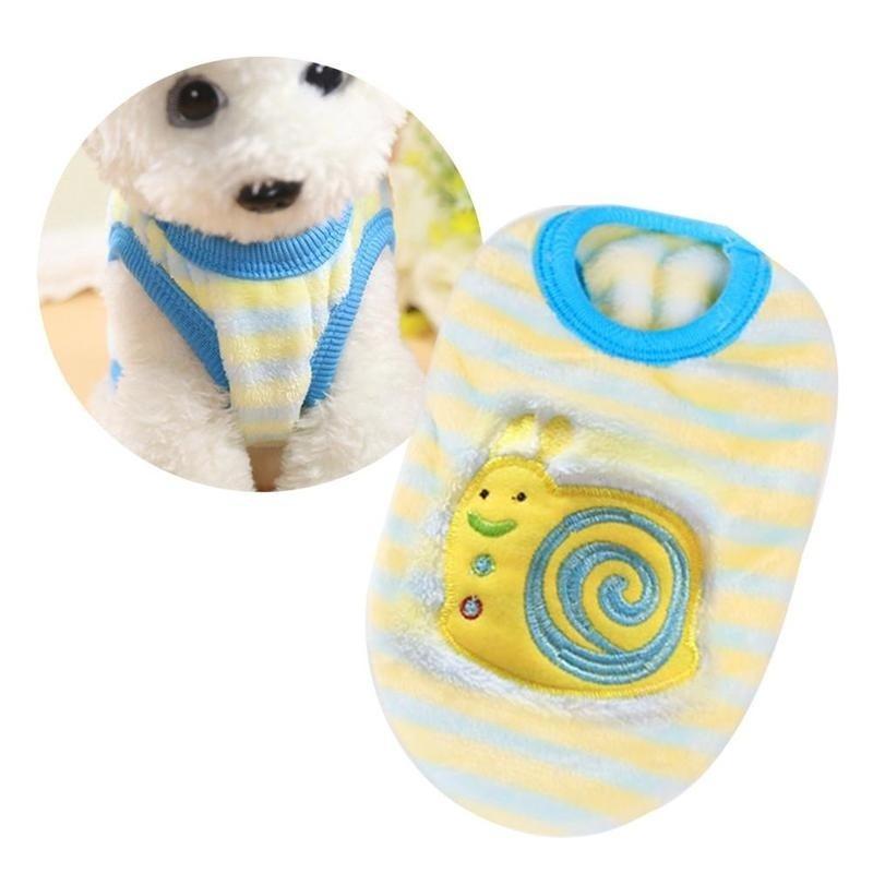 Pet Dog Puppy Cat Warm Winter Cartoon Vest Jumpsuit Coat T-shirt Clothes XXS-XXL