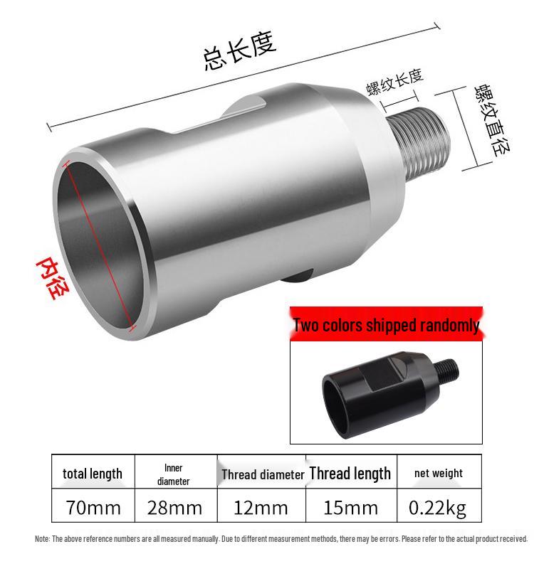 

Rhinestone Thread-to-Thread Adapter for Electric and Pistol Drills