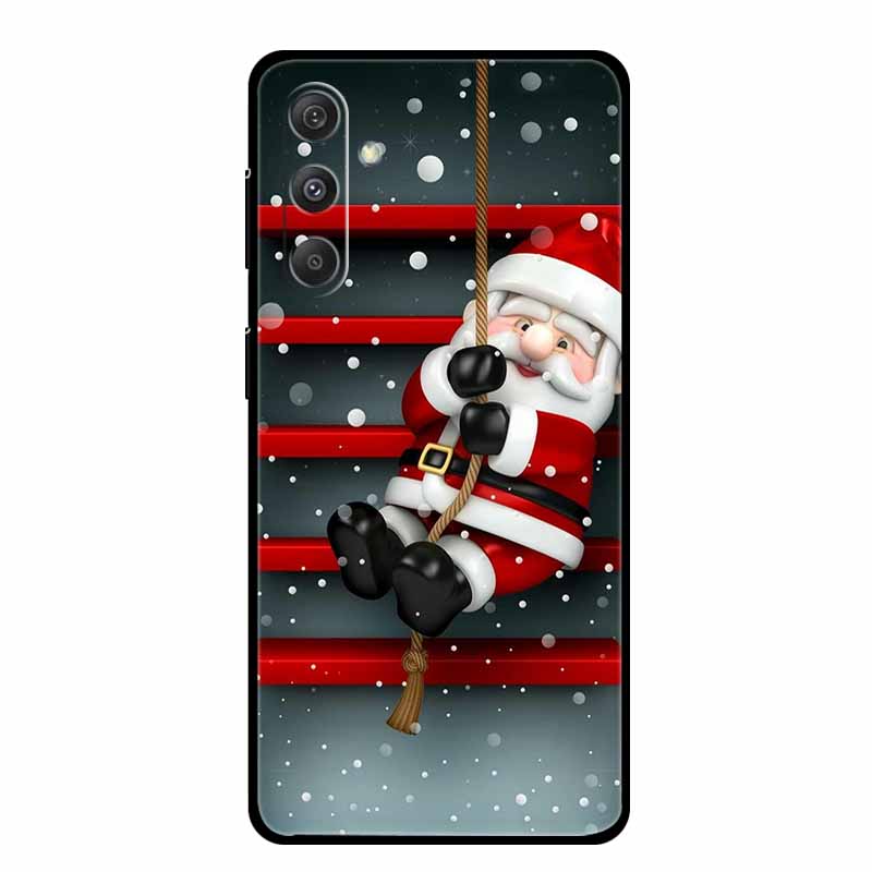 Christmas Case For Samsung Galaxy S24 S25 5G Cases Soft Silicone Bumper for S24 S25 Plus S23 FE S24 FE S25 FE 5G Protector Shell