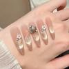 Cat's Eye Wearing Nail Pure Hand-made Nail Piece Fake Nail Wearing Nail Piece Advanced Sense Thin Dog Long