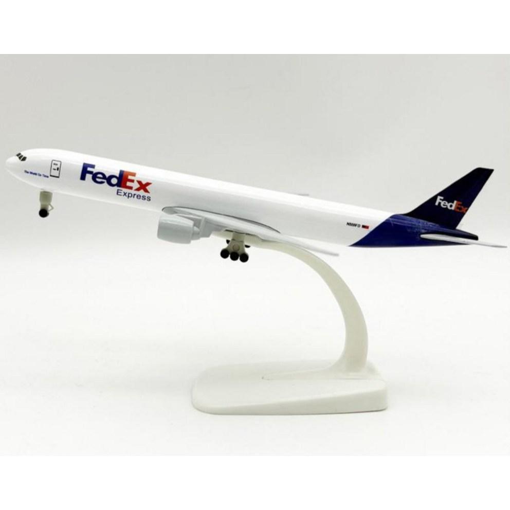 20cm Diecast Boeing 777 FedEx Model Airplane