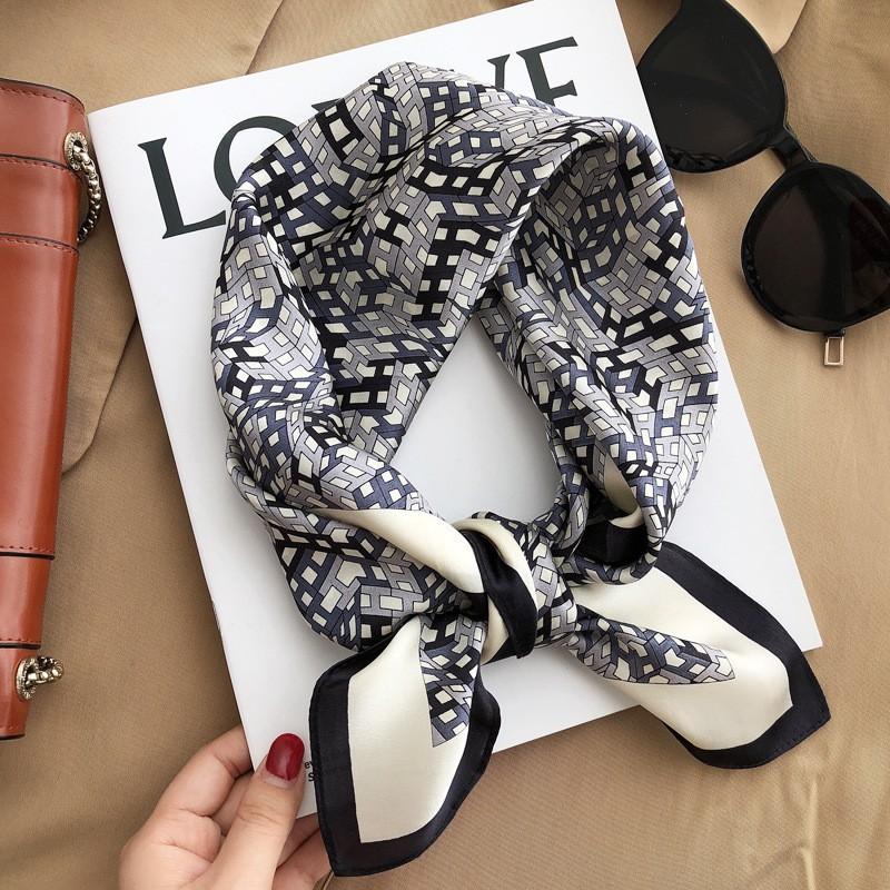 Vintage Versatile Silk Scarf, High-end Silk Scarf For Women