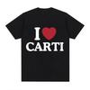 I Love Playboi Carti Print T Shirt Fun Rapper Hip Hop Unisexs Unisex Clothing Oversized T Shirts Fashion Casual Cotton Tshirt Tops