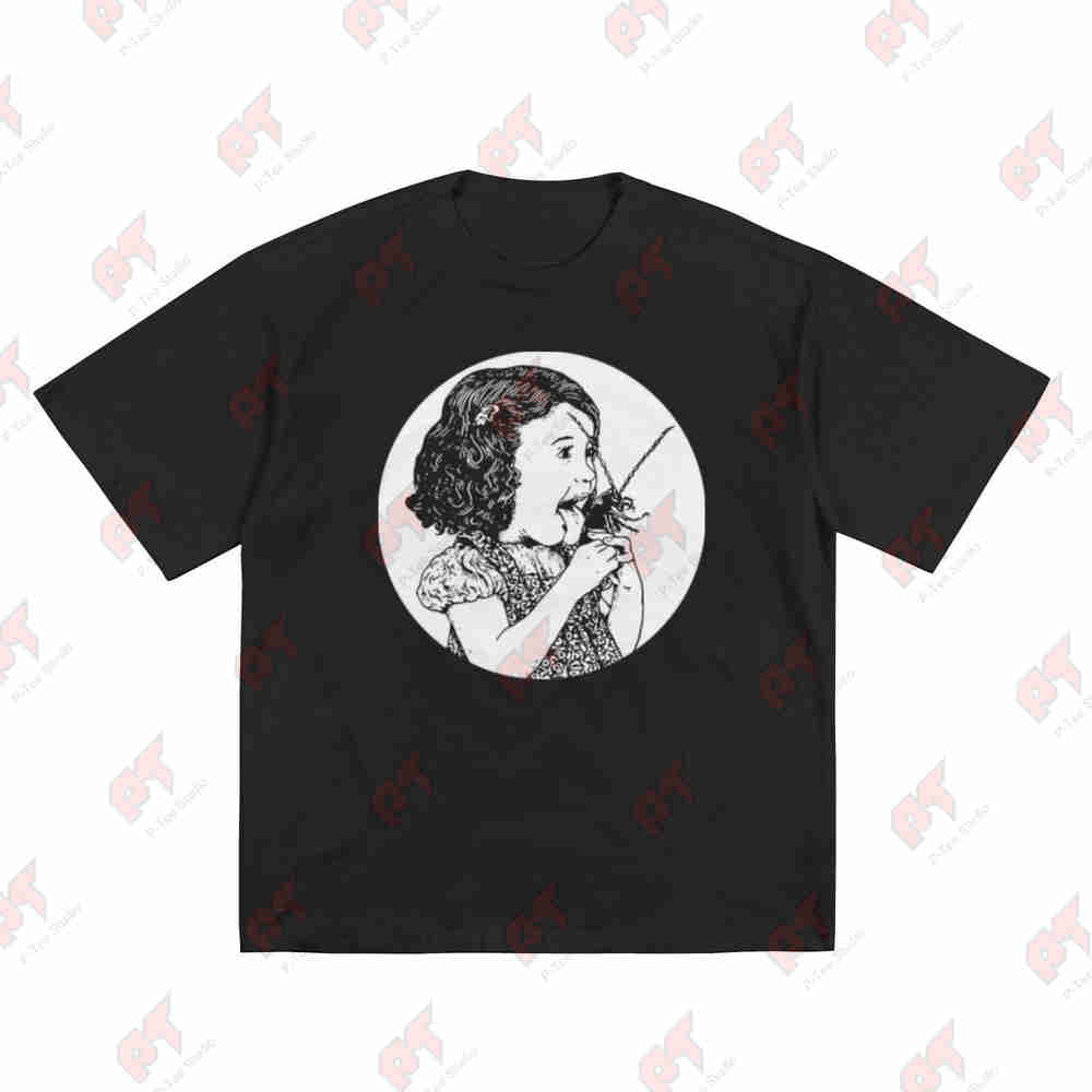 Vintage Punk Rock Geometric Pattern Short Sleeve Tee 100% Cotton T-Shirt
