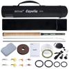 Combo canne da pesca a mosca Tenkara Goture 12FT Classiche Portatili Ultraleggere in Fibra di Carbonio IM8 Canna da Trota con Set di Linea da Mosca e Esche Nuovo