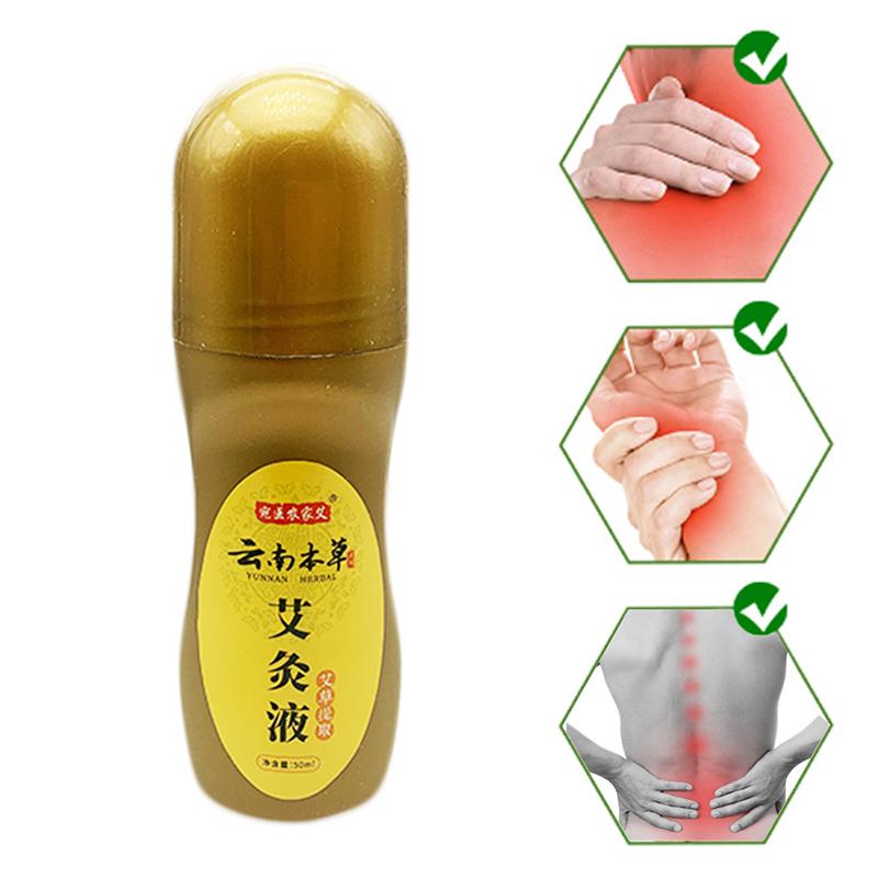 Moxibustion Liquid Roll-On Massager Effectively Relieve Knee Cervical Joint Pain Essence