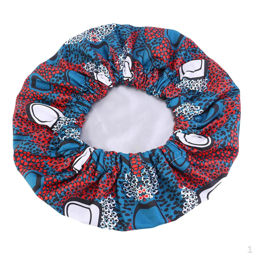 Night Sleep Cap Hair Bonnet Hat Head Cover Turban Elastic