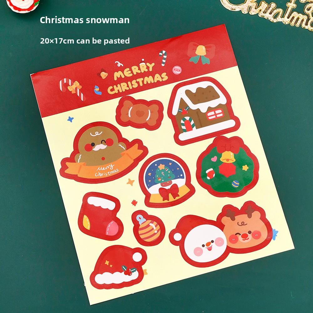 

Cute Christmas Stickers, Children s Decorative Planner Stickers, Cute and High Appearance Level Christmas Stationery Small Stickers Christmas Snowman