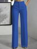 Women's 2026 High-Waisted Drapey Straight Suit Trousers
