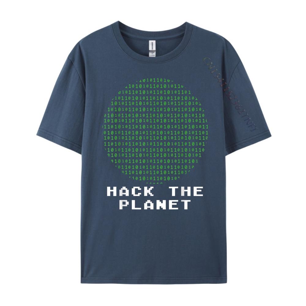

Hack The Planet Binary Code Computer Hacking Coding Hacker Graphic Shirts Men Youth Clothes Gothic Style 4XL