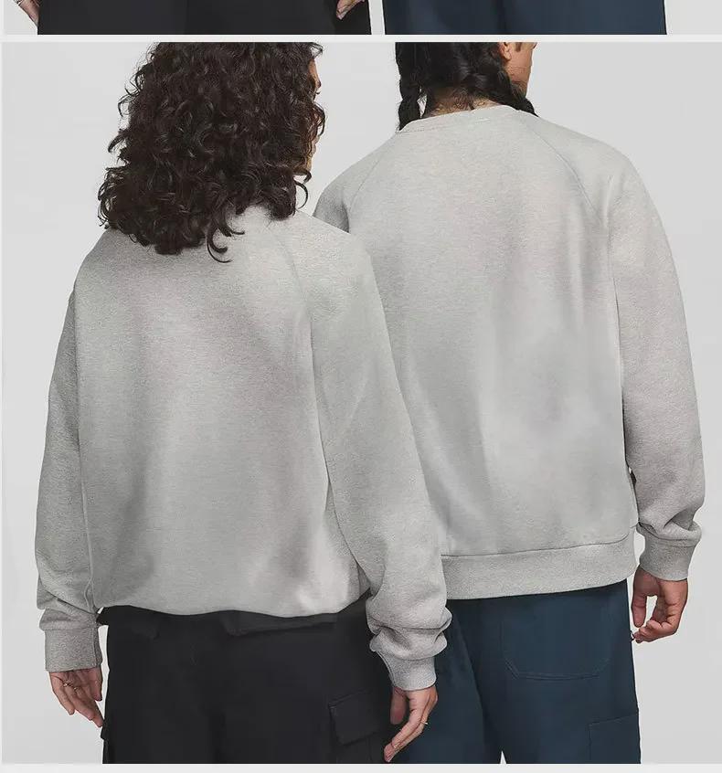 Men's Loose Casual Long Sleeve Pullover Sweatshirt - Autumn and Winter Round Neck, Student and Couple Style