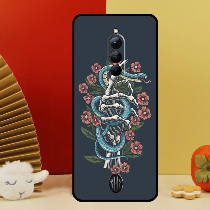 

Чехол Рука Змея Цветок для Nubia Red Magic 8 9 10 Pro Plus 6 7 6S 7S Pro 5G 6R RedMagic 9S 8S Pro Plus Red Magic 6Pro