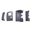 DSLR Camera Body Wrap Rubber Case Left Side + Bottom Skin Cover with Self-adhesive Tape Repair for D800