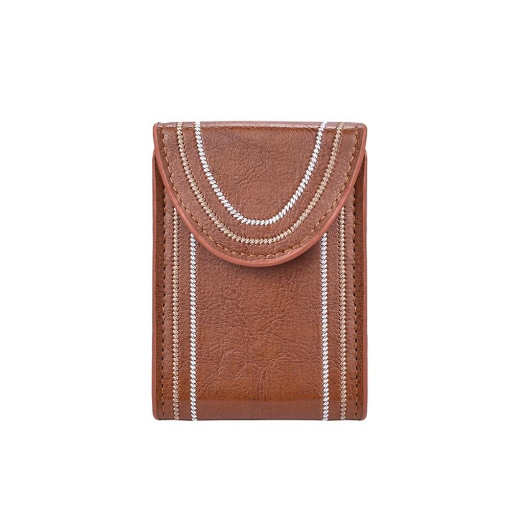 

Multi-slot Men Card Holder Solid Color Credit Card Bag Fashion Men Wallet Travel синій