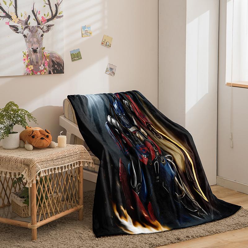 Transformers Series Flannel Blanket 3D Printed Sofa Blanket Thickened Blanket