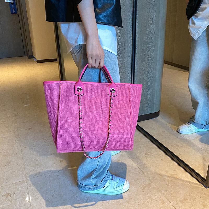 Fashion bag women's new spring and summer tote bag large capacity portable shoulder messenger chain bag