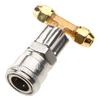Pneumatic-Tank-Connector Air for Valve Air Bag Three-way Joint Air for Tank Straight Through Joint-Pneumatic Fittings Co