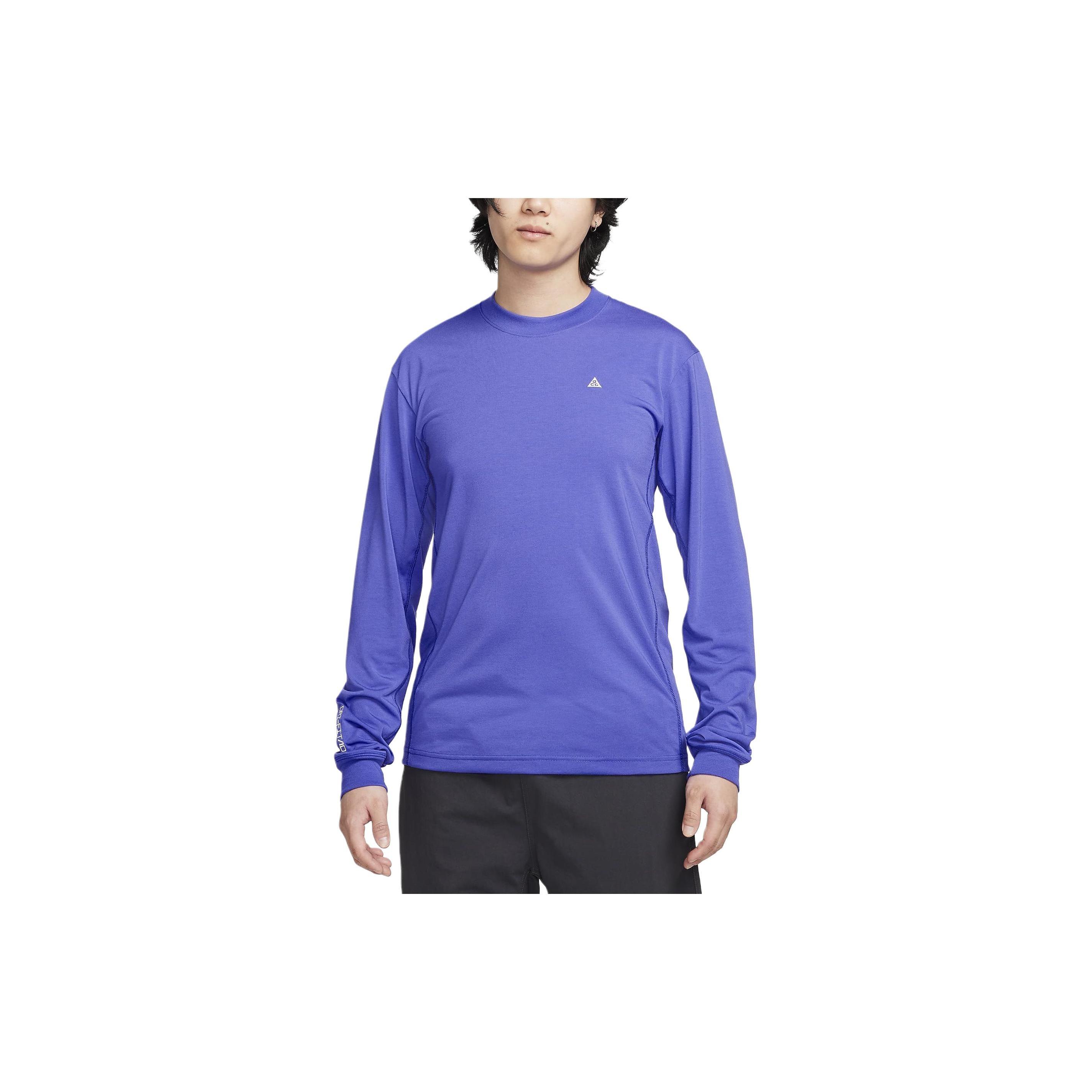 Nike ACG Goat Rocks Dri-FIT ADV Long Sleeve T-Shirt Asia Sizing  Purple  Men s FN8395-510 L
