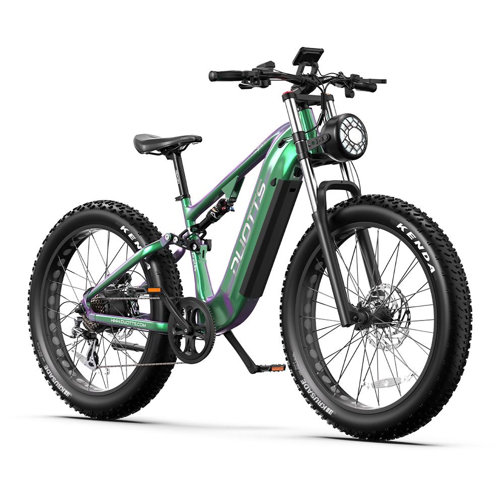 DUOTTS E26 Fat Tire Electric Bike - 750W Motor, 48V 20Ah Battery, 26"×4.0 Tires, 120KM Range,