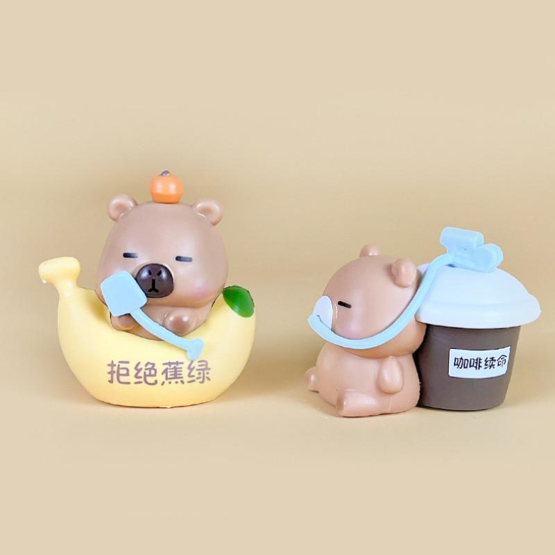Capybara Blind Box Sammlerfigur aus PVC für Anime-Fans