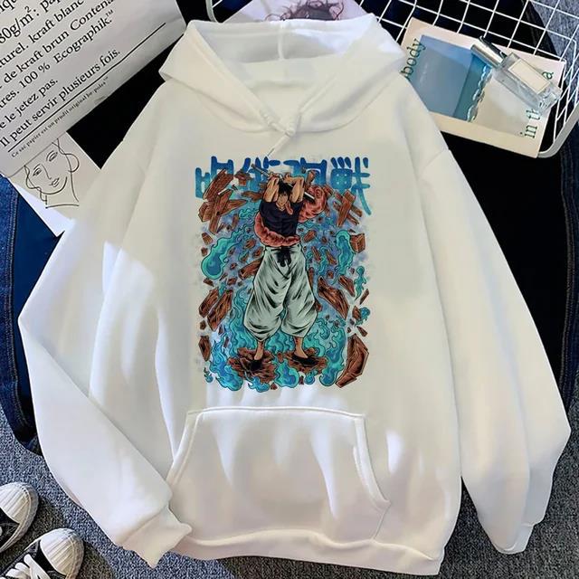 Jujutsu Kaisen Hoodies Women Japanese Funny Sweat Y2K