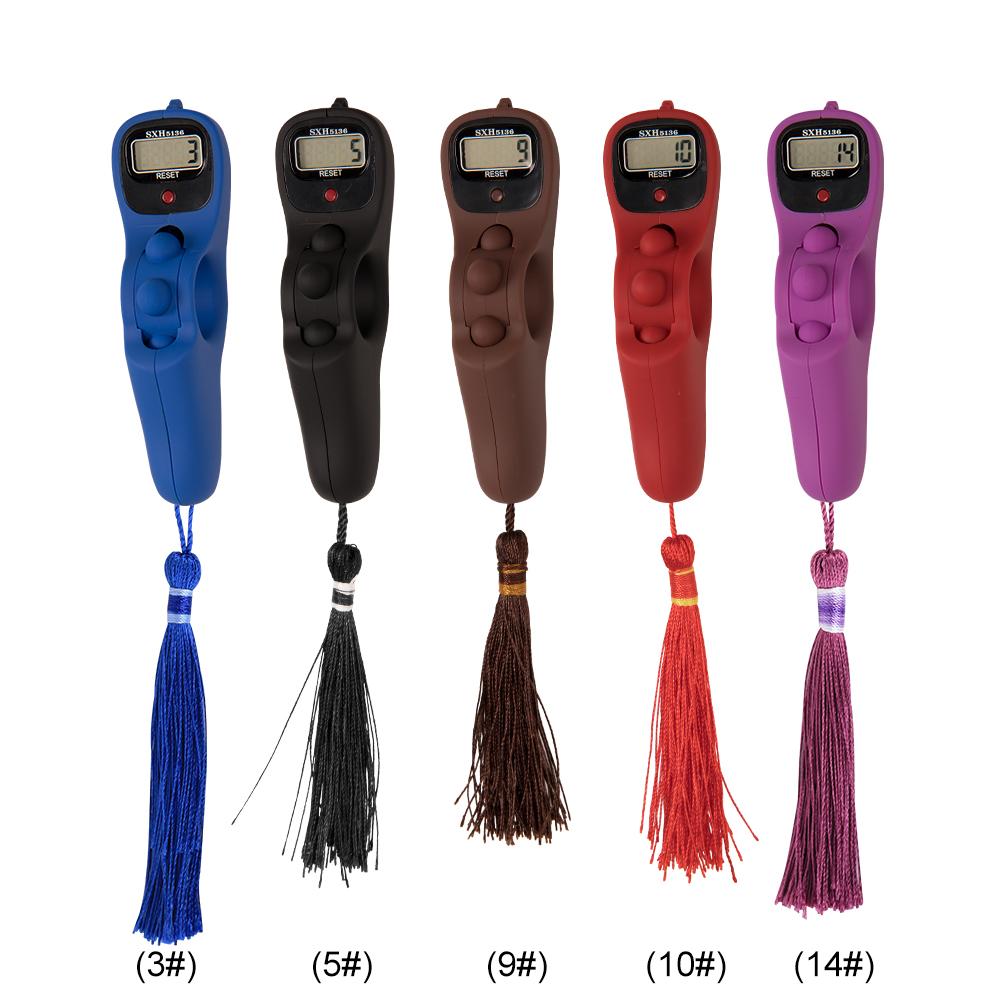 2038P Tassel Decompression Digital Electronic Rosary Counter for Meditation 1