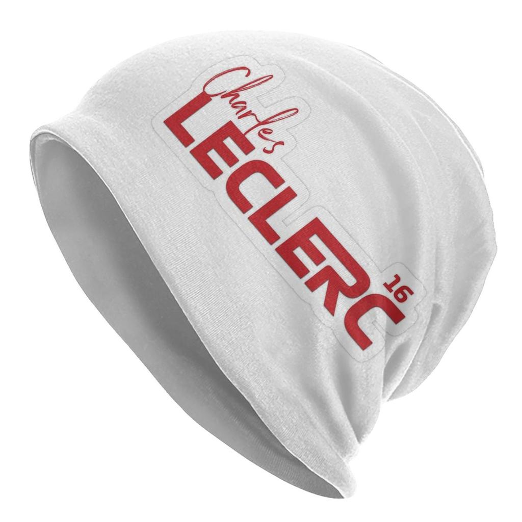 Charles Leclerc 16 Scuderia Unisex Women Adult Beanies Caps Knitted Bonnet Hat Warm Hip Hop Autumn Winter Outdoor Skullies Hats