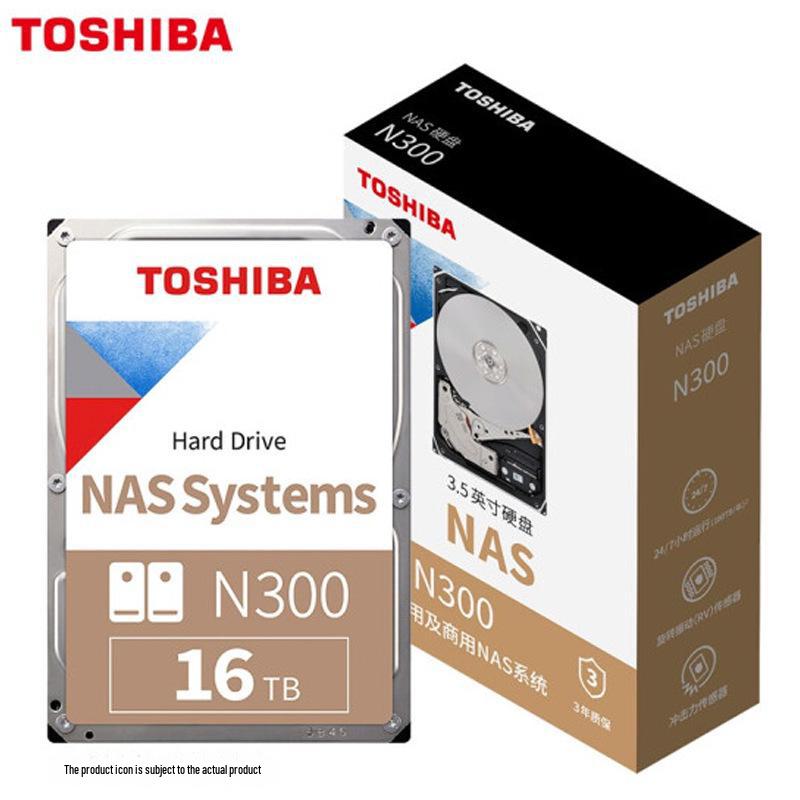 

Механический жесткий диск Toshiba, оптимизированный для NAS, доступный в вариантах 16 ТБ, 12 ТБ, 10 ТБ, 8 ТБ, 6 ТБ и 4 ТБ, 7200 об/мин.