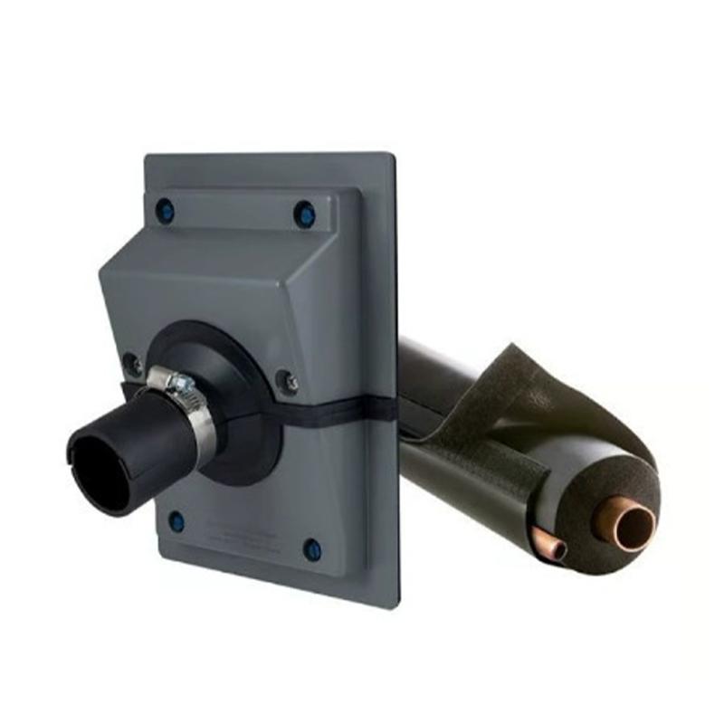Kit Coperchio Linea-set Passaparete HVAC Kit Coperchio Assemblaggio Cavi Copertura Corpo Separato Copertura a Muro Linea A/C Sistema di Condizionamento dell'Aria