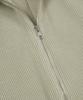 DRAW FIT Soft Pbt Two-Way Full-Zip Knit [Sand Beige]