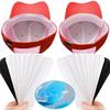40pcs Hat Sweat Absorber Stickers Summer Cap Liner Bands Sweatband Visor Hats Size Reducer Adhesive Sweat Absorbing Strips Pads