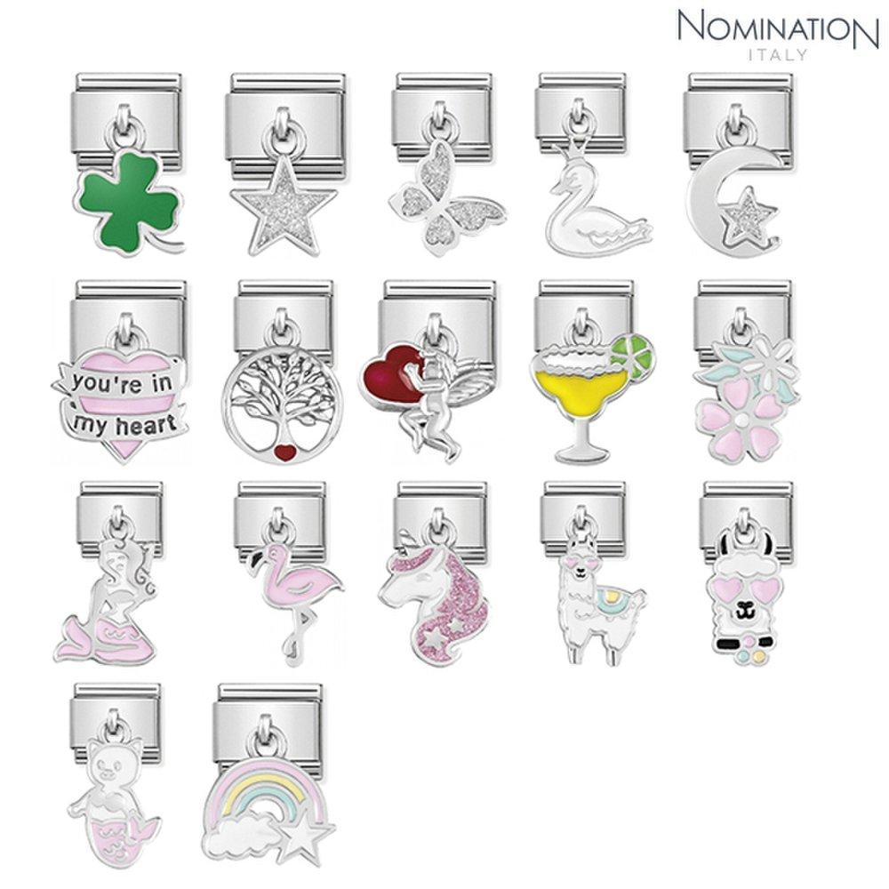 Composable Classic Charms Cubic, Enamel Link 331805 (Choose 1)